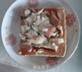 全麦面包批萨