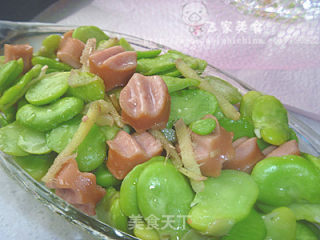 蚕豆脆皮肠的做法