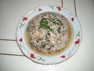 菜干蒸肉饼的做法