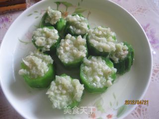 蒜米丝瓜墩的做法
