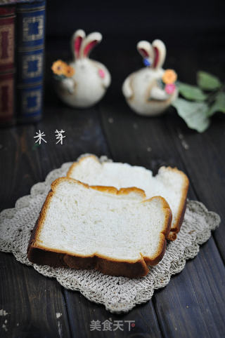 面包机版高级奶香吐司的做法