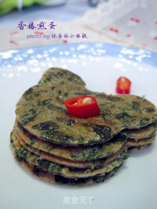 香椿煎蛋的做法