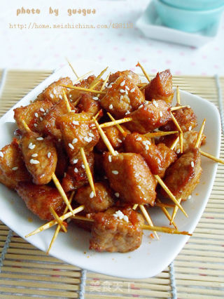 牙签肉 （家庭自制小零食）
