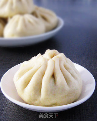 小白菜香菇素包的做法