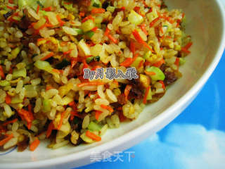 金香玉蛋炒饭-----两个诀窍炒出粒粒香饭