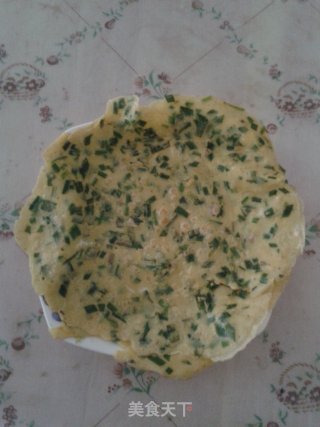 韭菜鸡蛋煎饼的做法