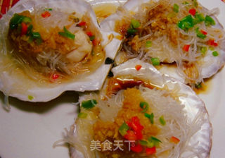 蒜蓉粉丝蒸扇贝的做法