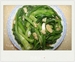 蒜香蚝油油麦菜的做法