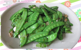 蒜蓉荷兰豆的做法
