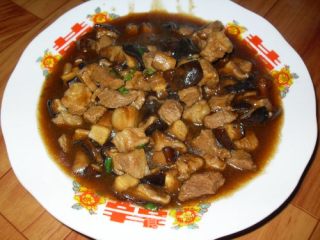 耗油香菇肉丁的做法