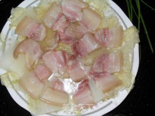 大白菜蒸咸肉的做法