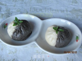 双色包子（猪肉泡菜笋干馅儿）的做法
