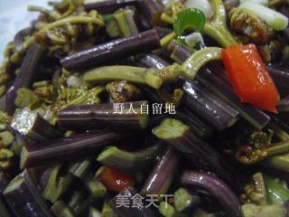 凉拌野蕨菜的做法