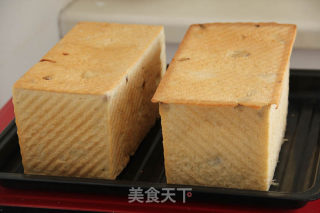 蜂蜜葡萄干吐司面包的做法