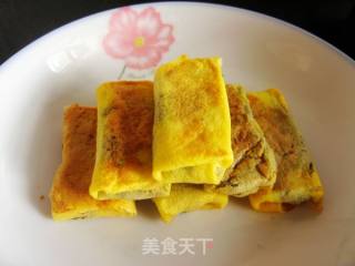 紫薯蛋卷的做法