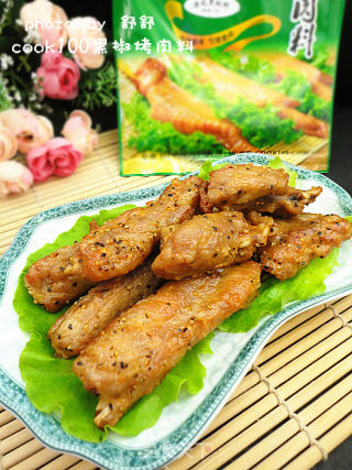 排骨黑椒烤肉料的做法
