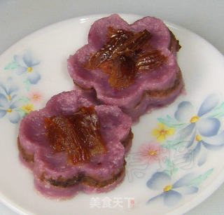 紫薯枣泥糕的做法