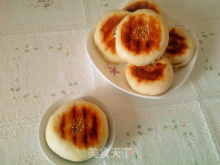 午后小点心——豆沙杏仁芝麻饼的做法