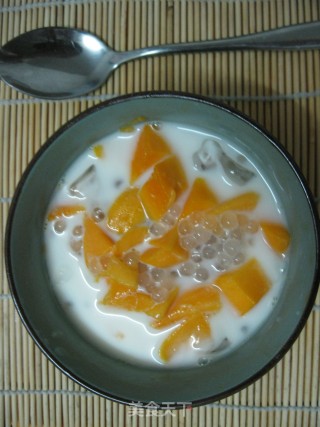 自己在家也可以做的港式甜品——芒果西米露（冰镇的哦）