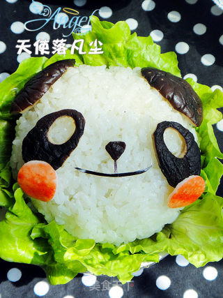 鱼香茄子熊猫盖饭的做法