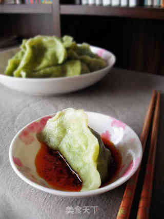 翡翠水饺的做法