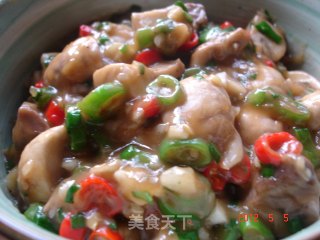一茶一坐--蒜蓉鲜菇的做法
