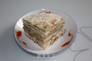 自制喷香葱油饼———有很多层哦~的做法