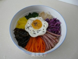 花一样的韩式拌饭的做法