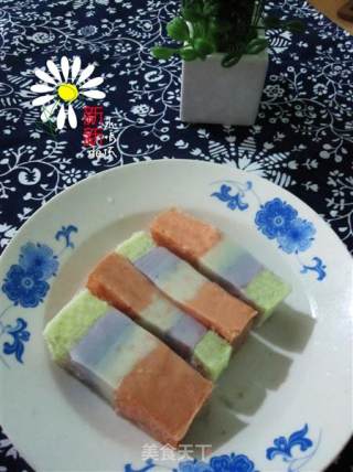 四色皮冻的做法