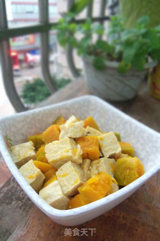 南瓜烧冻豆腐的做法