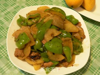 青椒肉片炒土豆的做法
