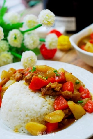 咖喱土豆鸡肉饭的做法