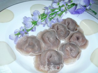 莓香豆沙饺的做法