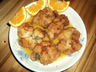 橙汁鱼块的做法