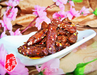 心蓝手制私房菜【自制香辣牛肉干】——除却巫山不是云