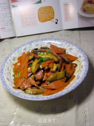 家常小炒-----蚝油香菇胡萝卜的做法