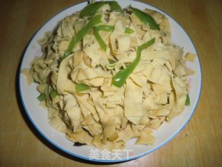 尖椒豆皮的做法