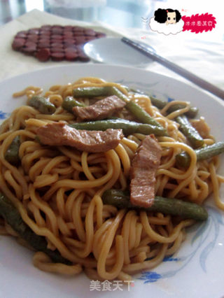 四季豆焖面的做法