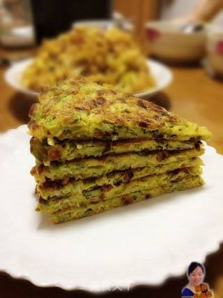槐花鸡蛋饼的做法