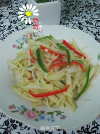 醋溜土豆丝的做法