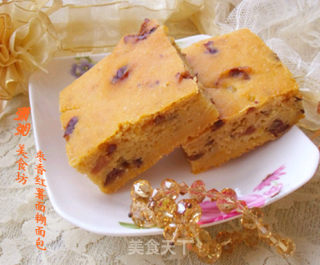 枣香红薯面糊面包的做法