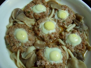 鹌鹑蛋蒸肉末的做法