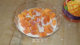 木瓜牛奶的做法