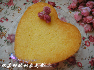 心形戚风的做法