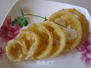 炸洋葱圈的做法