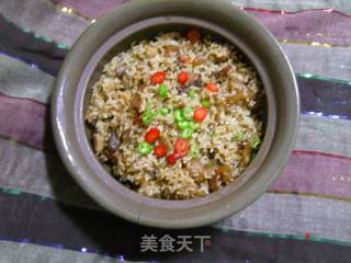 香肉鲍菇饭的做法