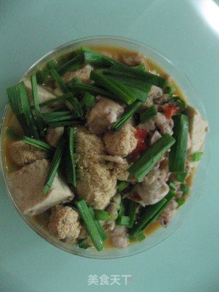 鱼杂炖豆腐的做法