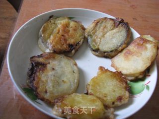 电饼铛煎茄盒土豆盒的做法