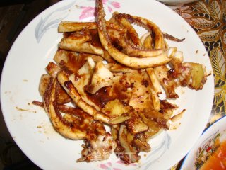 烤鱿鱼的做法