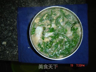 蛋花狗脊叶汤的做法